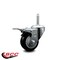 Service Caster 3 Inch Black Polyurethane Wheel Swivel 34 Inch Threaded Stem Caster Total Lock Brake SCC SCC-TSTTL20S314-PPUB-BLK-34212 - alternate 3